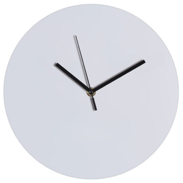 Logo trade promotional items image of: Wall clock with allover clock face VENICE